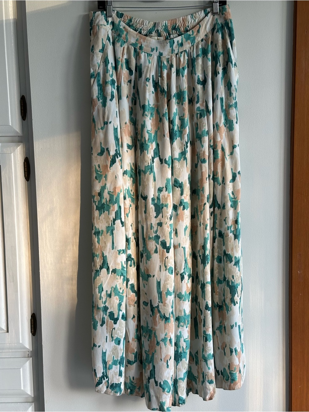 Anthropologie Maeve Gabriela Wide-Leg Pants Size L - Picture 6 of 15